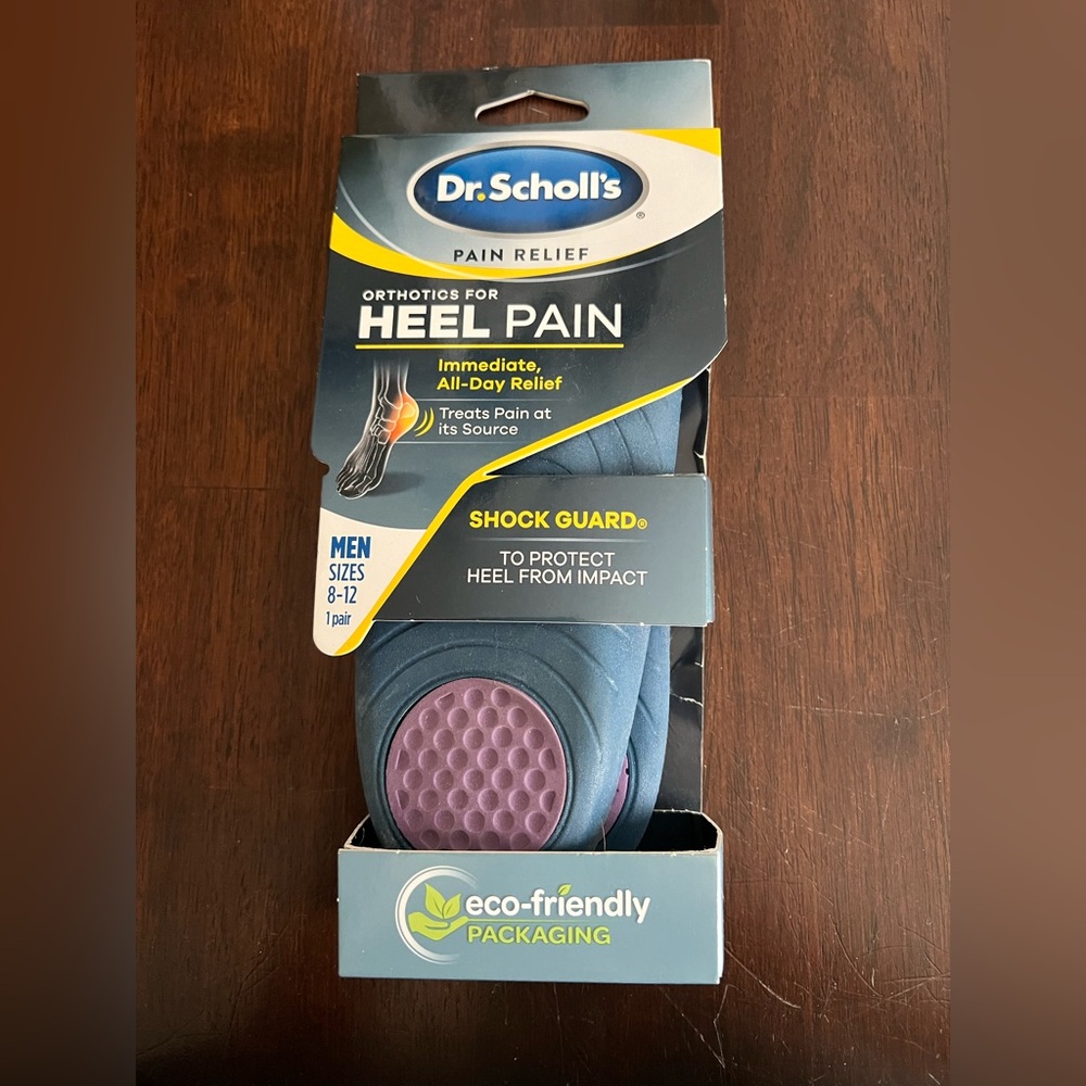 Dr. Scholl's Blue and Purple Orthotics for Heel Pain